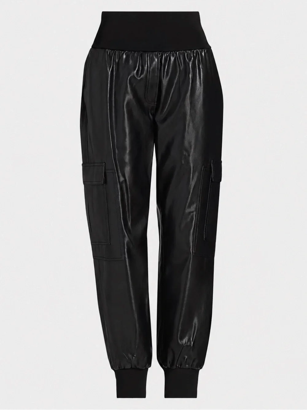 Cinq à Sept Likely Giles Faux-Leather Crop Pants Size XS